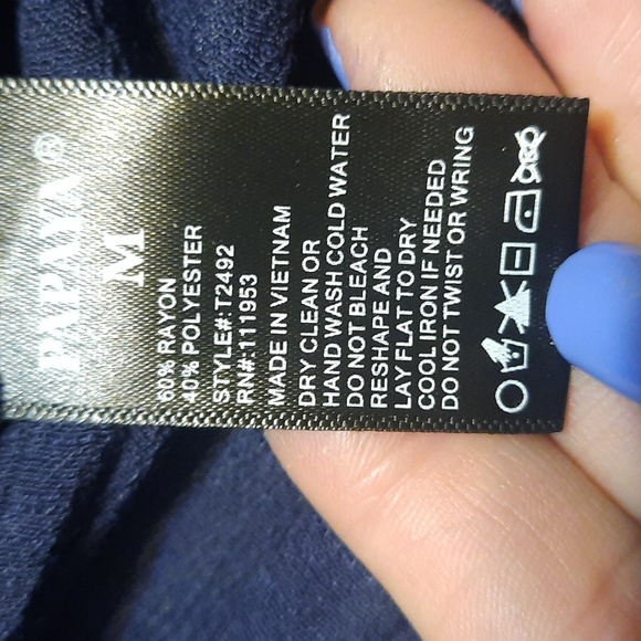 Navy blue tank top from Papaya size m - Picture 7 of 7